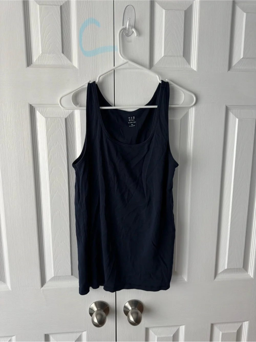 4 pc Bundle Gap Navy Blue Tank Tops XL Supima Cotton Blend Set of 4